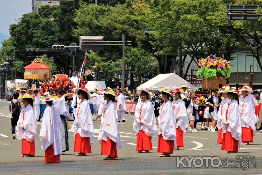 祇園祭、花傘巡行2019