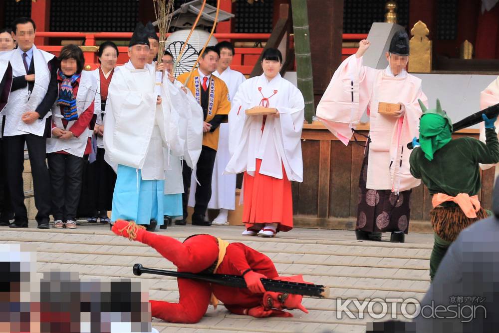 石清水八幡宮、鬼やらい行事2020