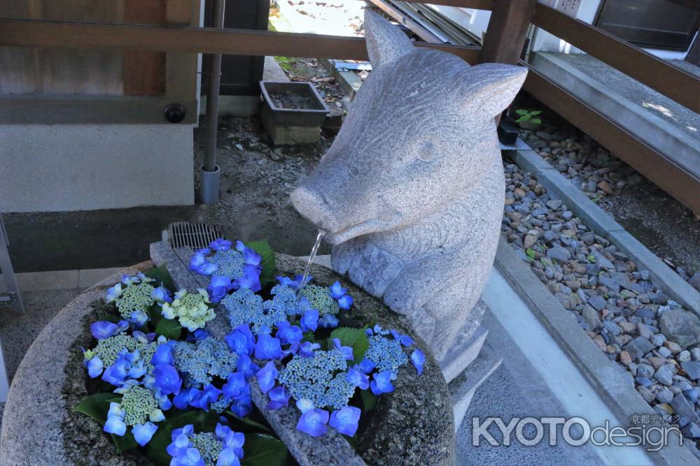 護王神社の手水2021