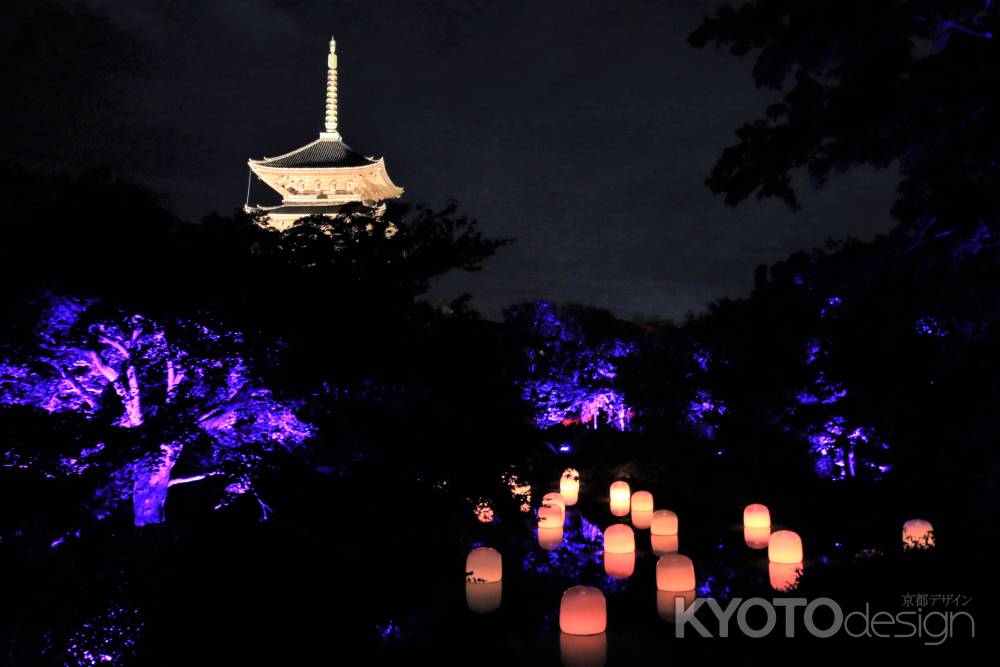 東寺、光の祭１