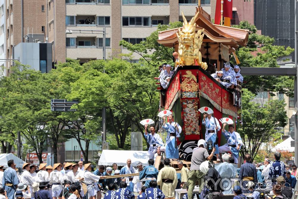 祇園祭、大船鉾辻回し2022