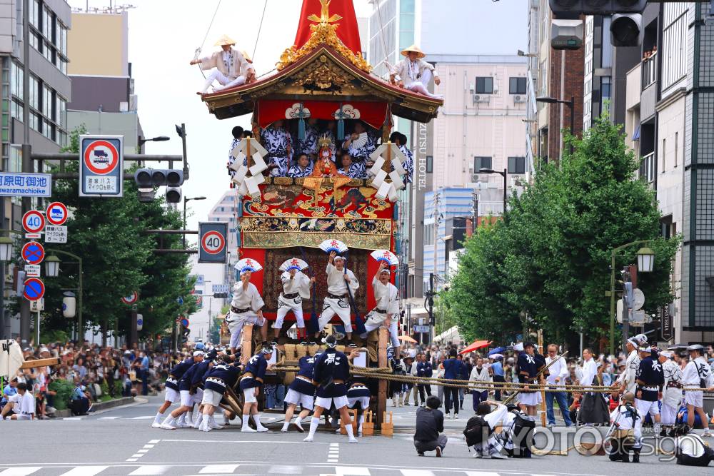 祇園祭前祭巡行長刀鉾辻回し2024-2