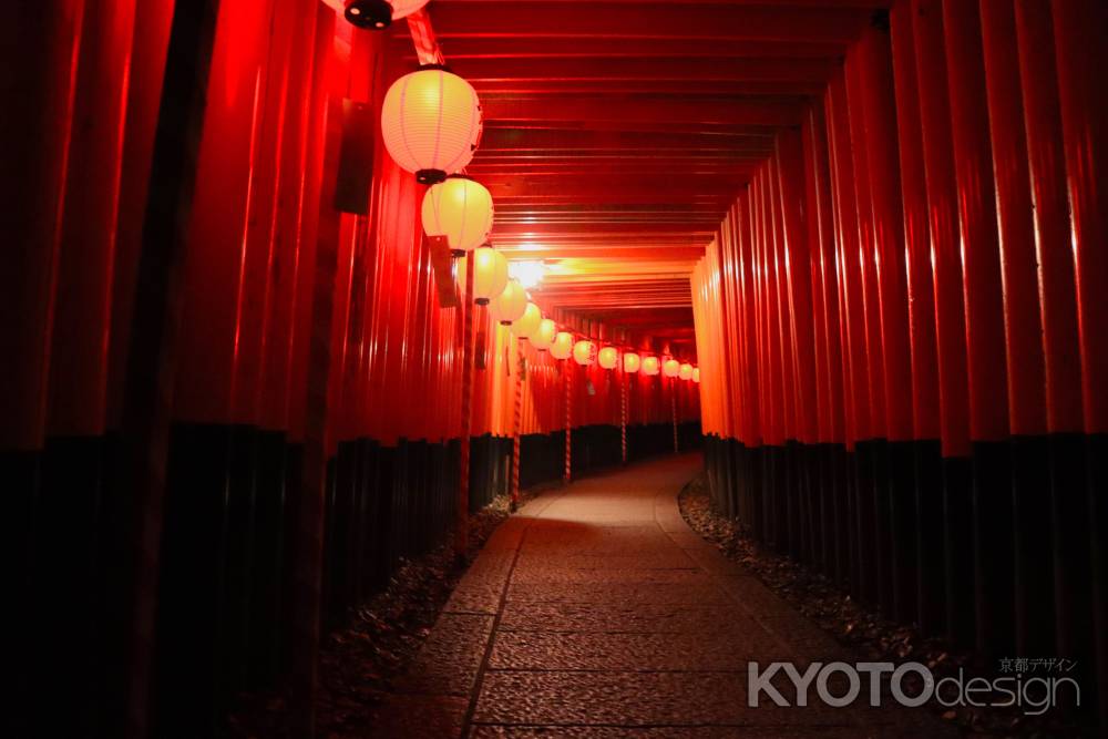 伏見稲荷大社本宮祭宵宮の夜2024