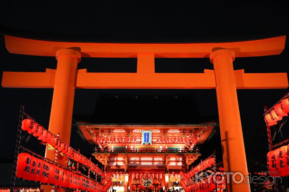 伏見稲荷大社本宮祭宵宮の夜2024-2