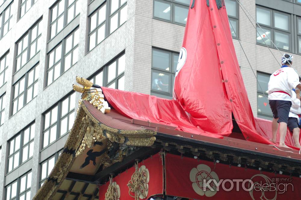 函谷鉾の屋根