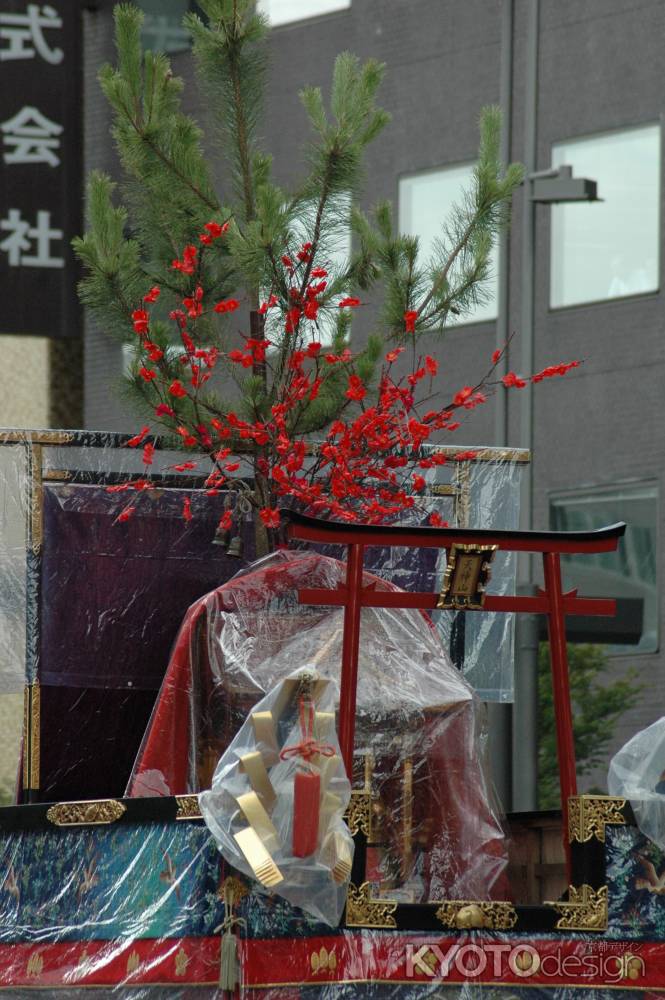 油天神山の装飾