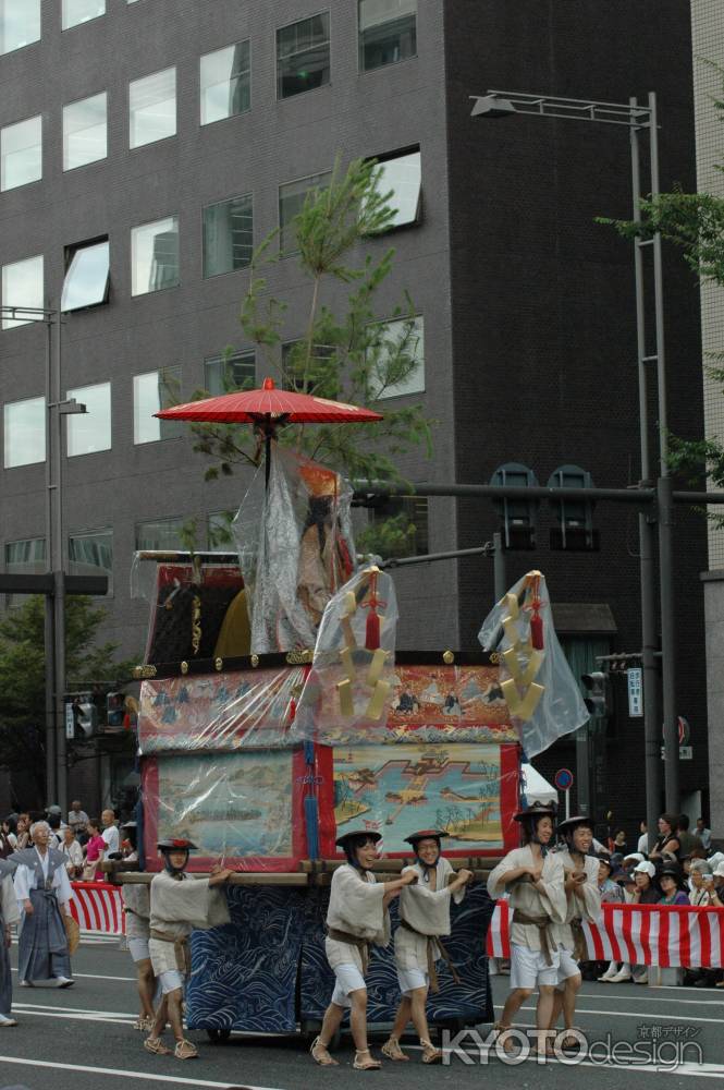 占出山と担ぎ手