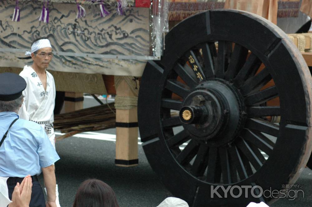 菊水鉾の車輪