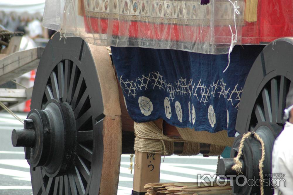 鶏鉾の車輪