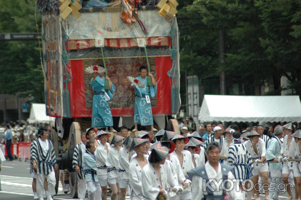 放下鉾の音頭取と綱方