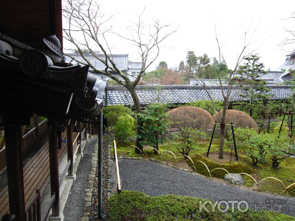 天龍寺　多宝殿と小方丈を結ぶ渡り廊下