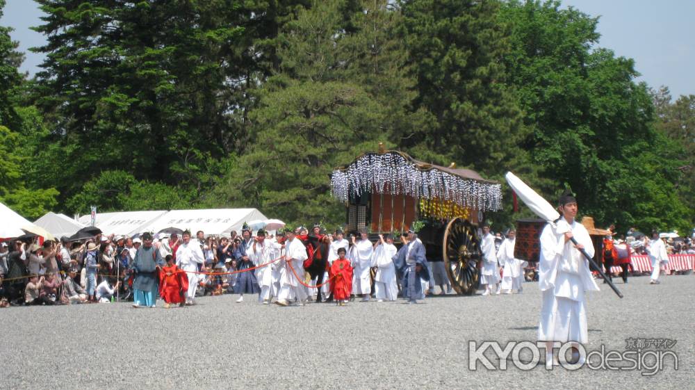 京都御苑と牛車