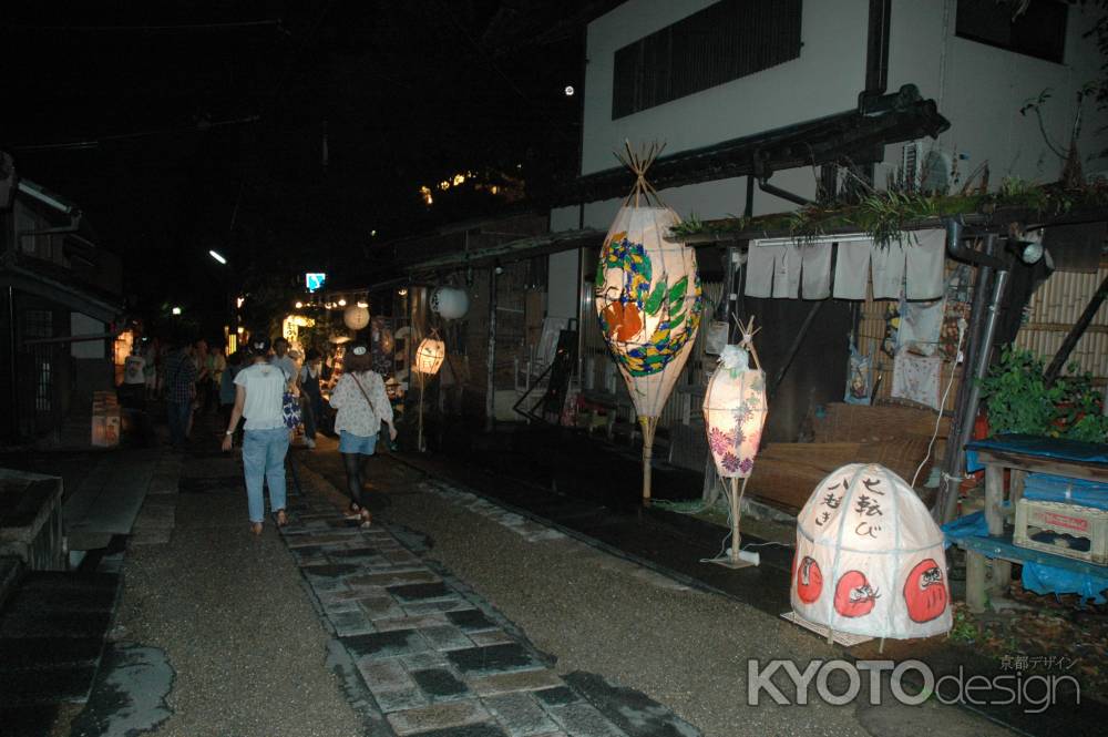 愛宕古道街道灯り