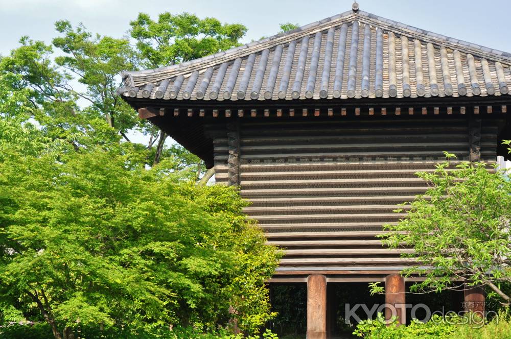 新緑の東寺宝蔵