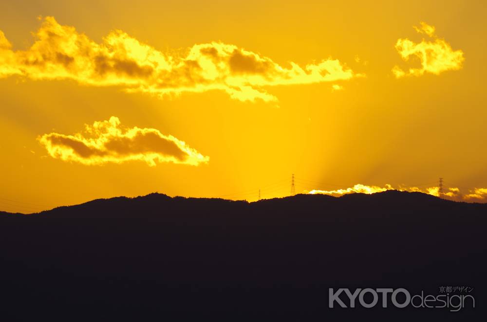 高台寺からの空