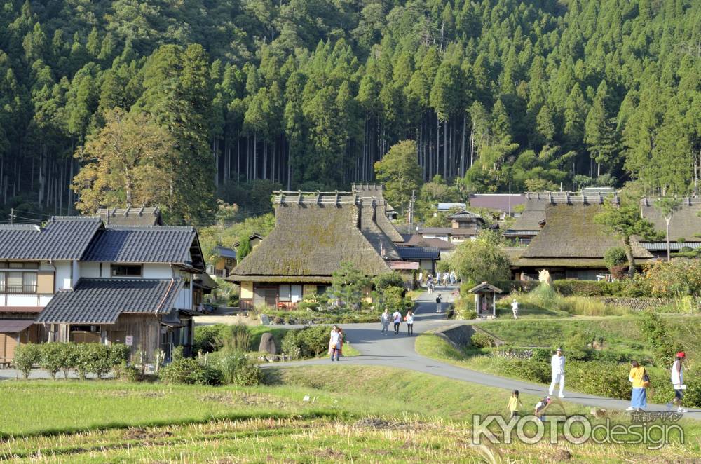 美山かやぶきの里（全景）