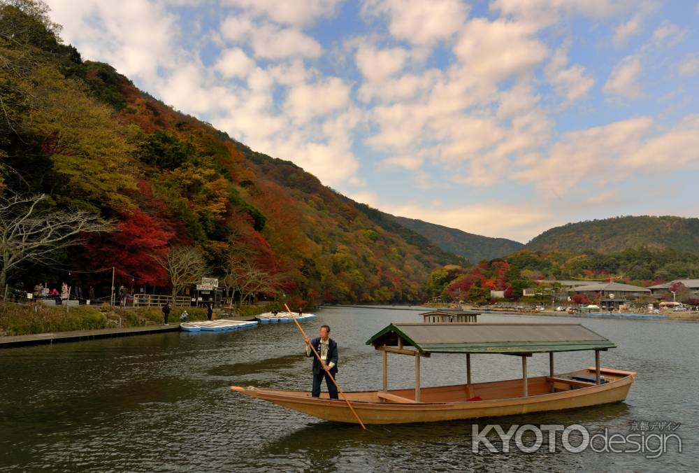 船頭さんと紅葉