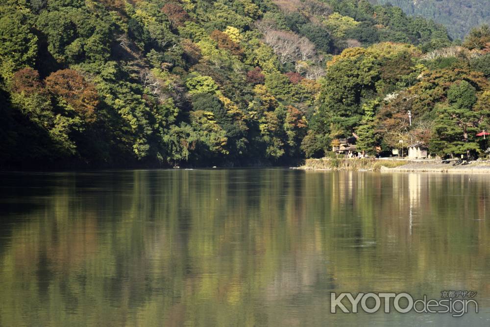 嵐山の紅葉の始まり