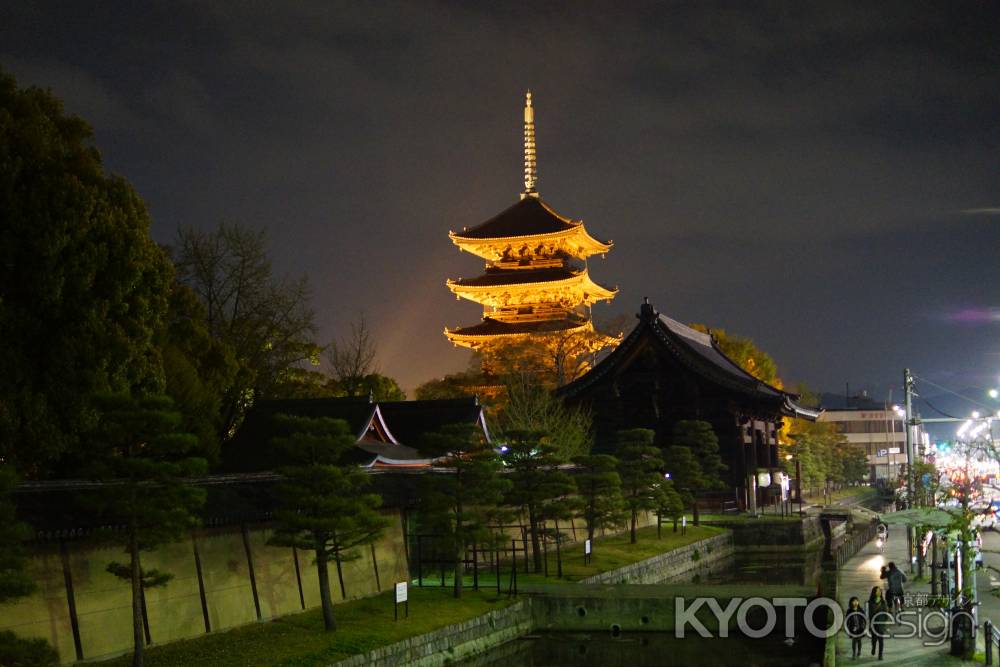 東寺ライトアップ