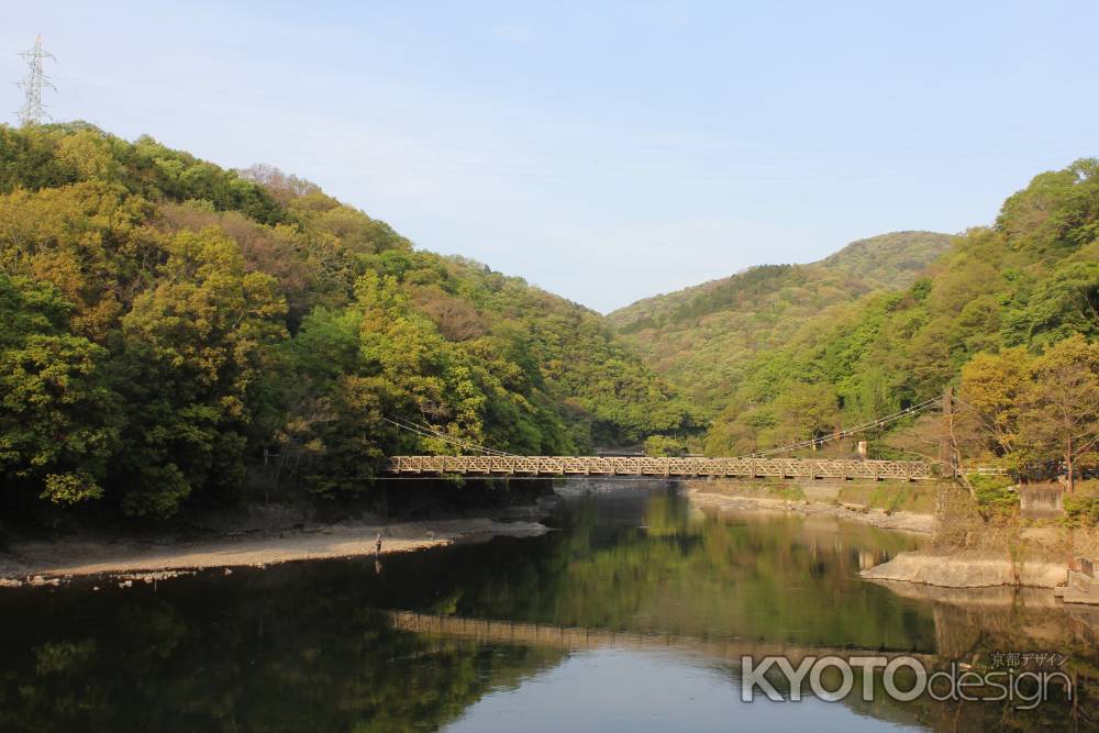 宇治の吊り橋　天ヶ瀬橋