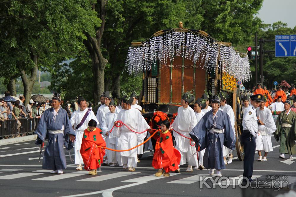 初夏の行進 牛車