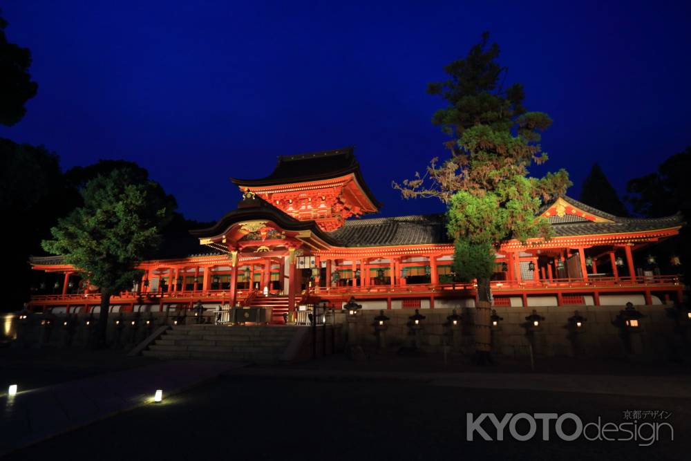 石清水八幡宮ライトアップ