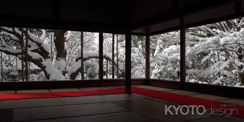 雪の大原　宝泉院