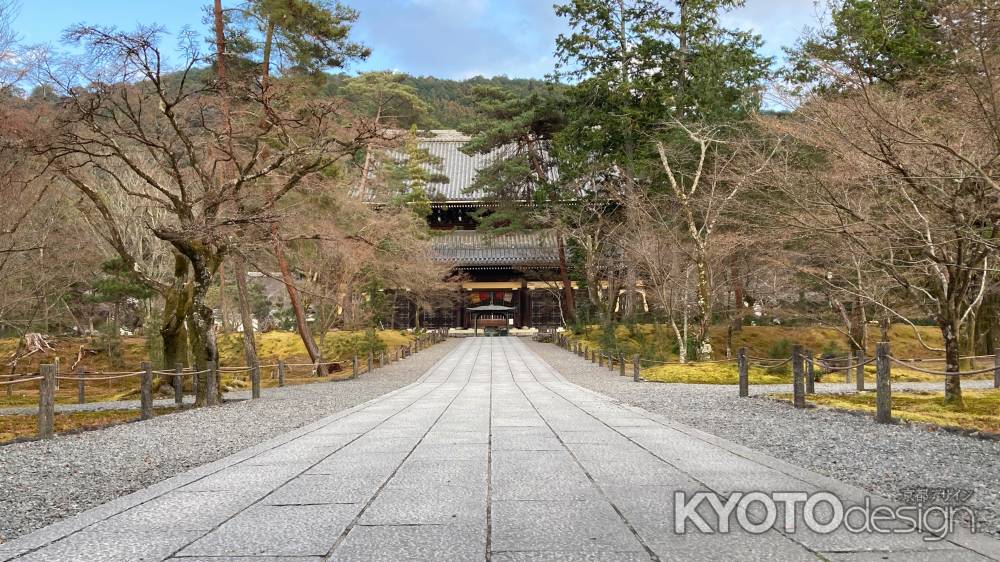 南禅寺の法堂に続く石畳