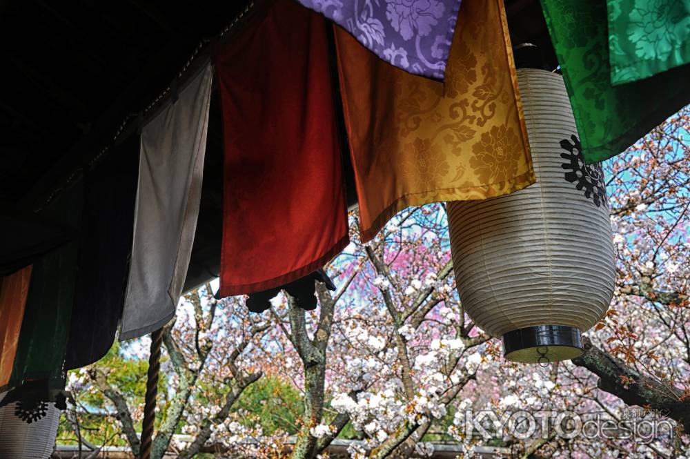 雨宝院　五色幔幕