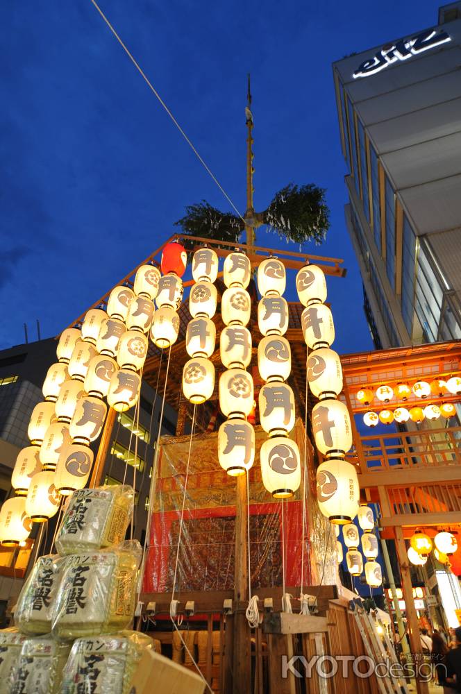 前祭鉾曳き初め　月鉾