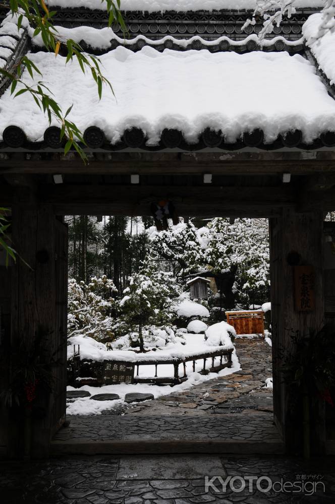 宝泉院　雪