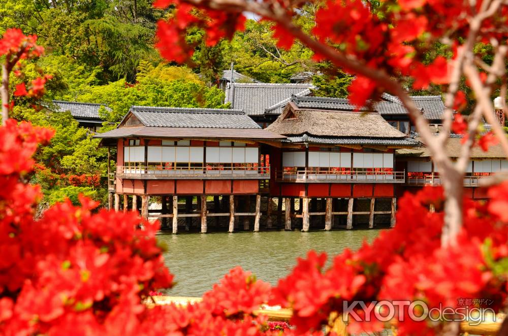 真紅の数寄屋づくり