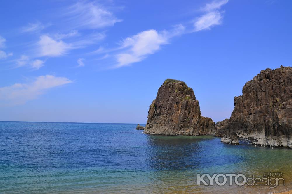 紺碧の海