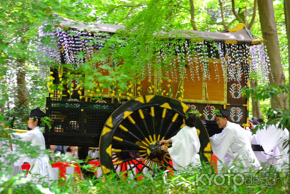 下鴨神社　牛車