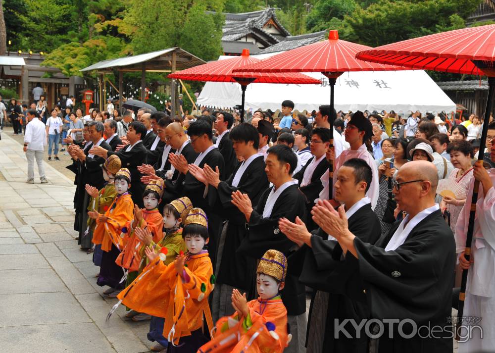 綾傘鉾　お千度の儀　創始1150年