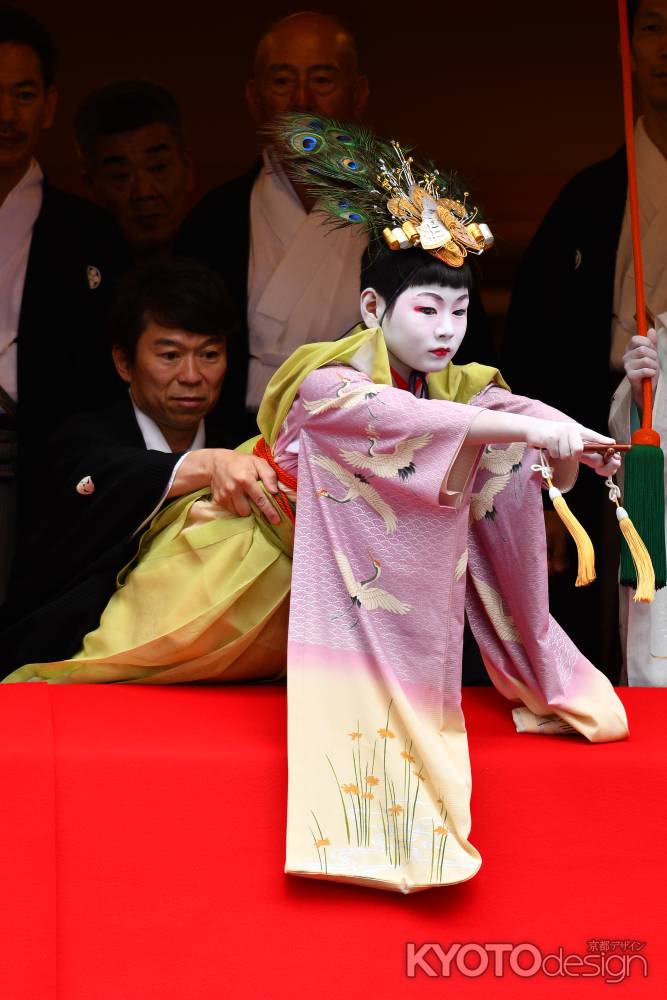 長刀鉾稚児舞披露　太平の舞　2019