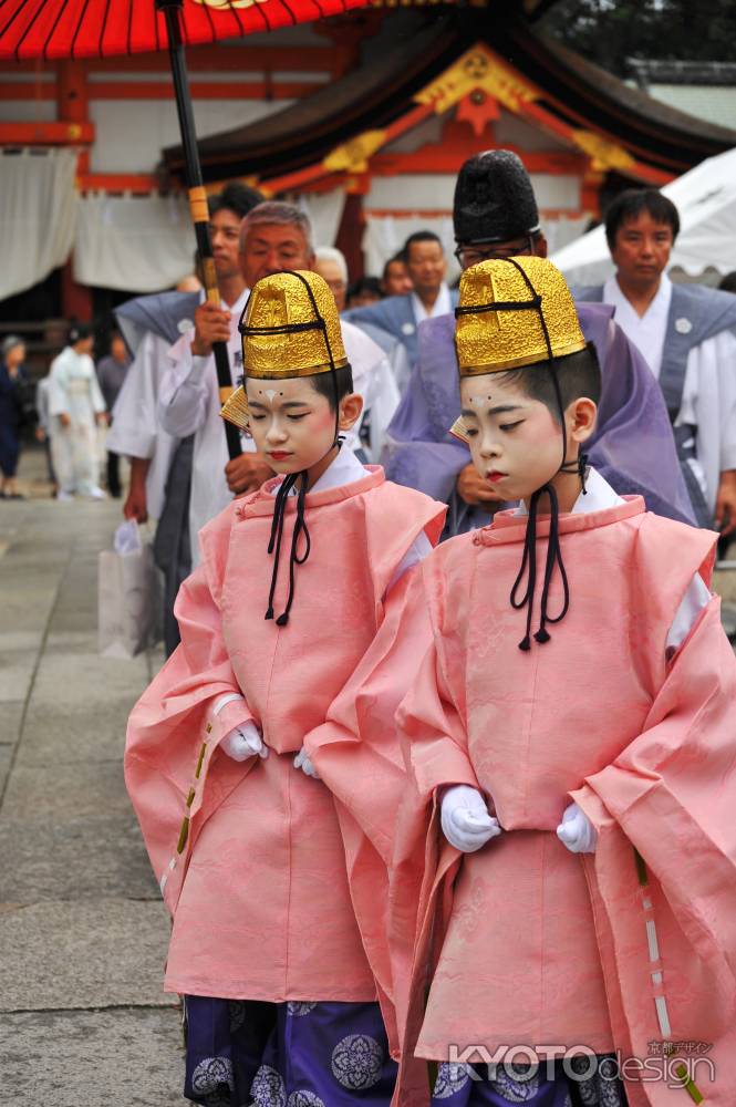 久世駒形稚児　社参の儀　令和元年