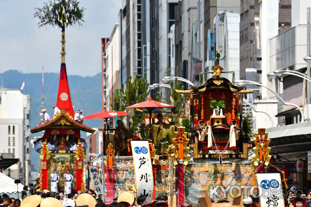 祇園祭　山鉾巡行2019　蟷螂山　2年連続山一番　