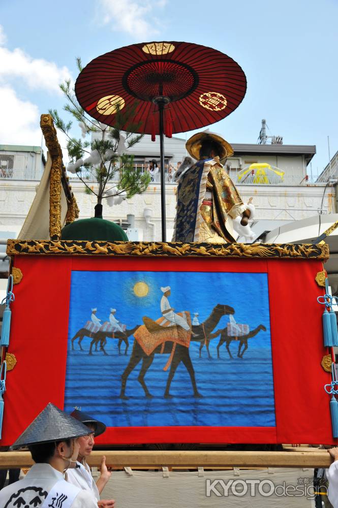 祇園祭　山鉾巡行　2019　砂漠らくだ行（月）