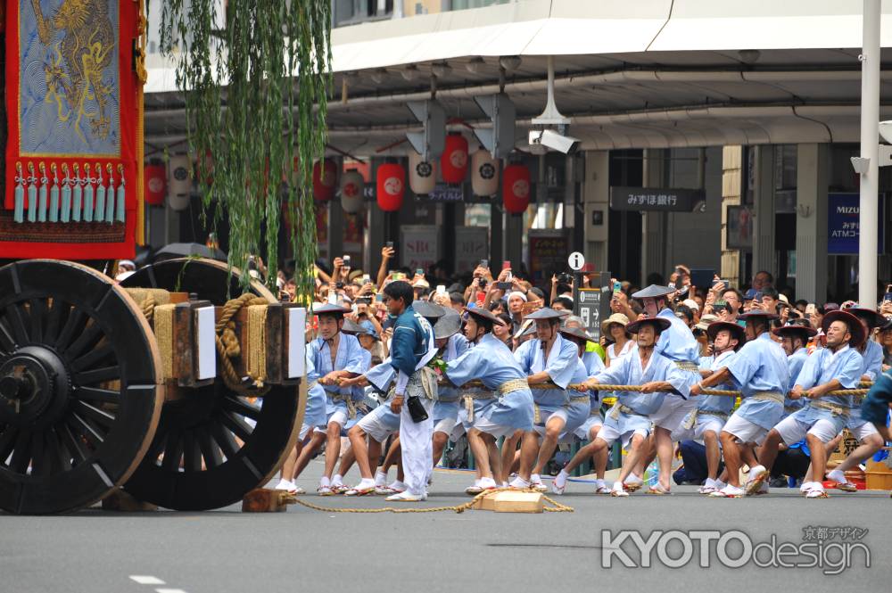 祇園祭　後祭り　2019　南観音山　辻回し