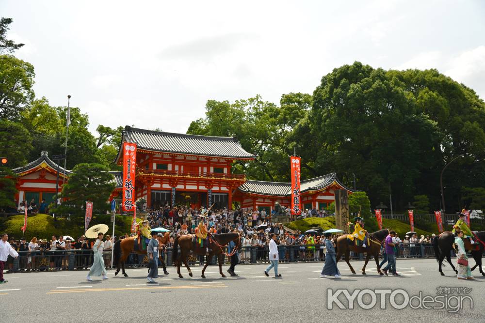 祇園祭　後祭り　2019　花傘巡行　馬長稚児