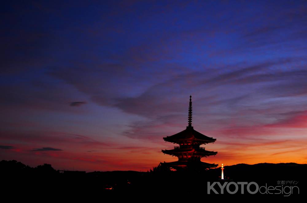 紫陽花色の空