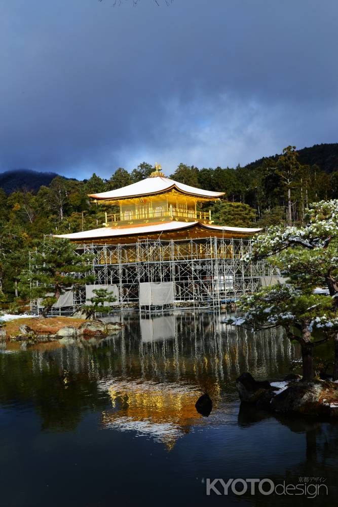 金閣 　雪景色