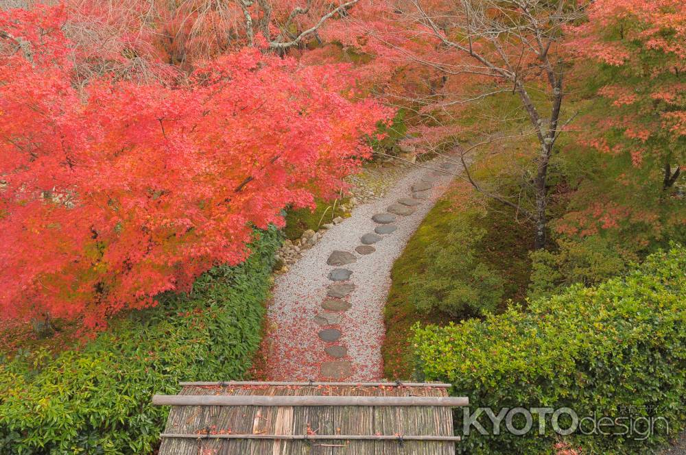 紅の小径に…