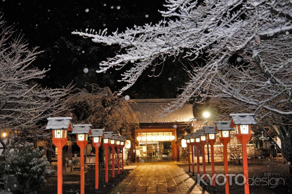 冬の桜吹雪