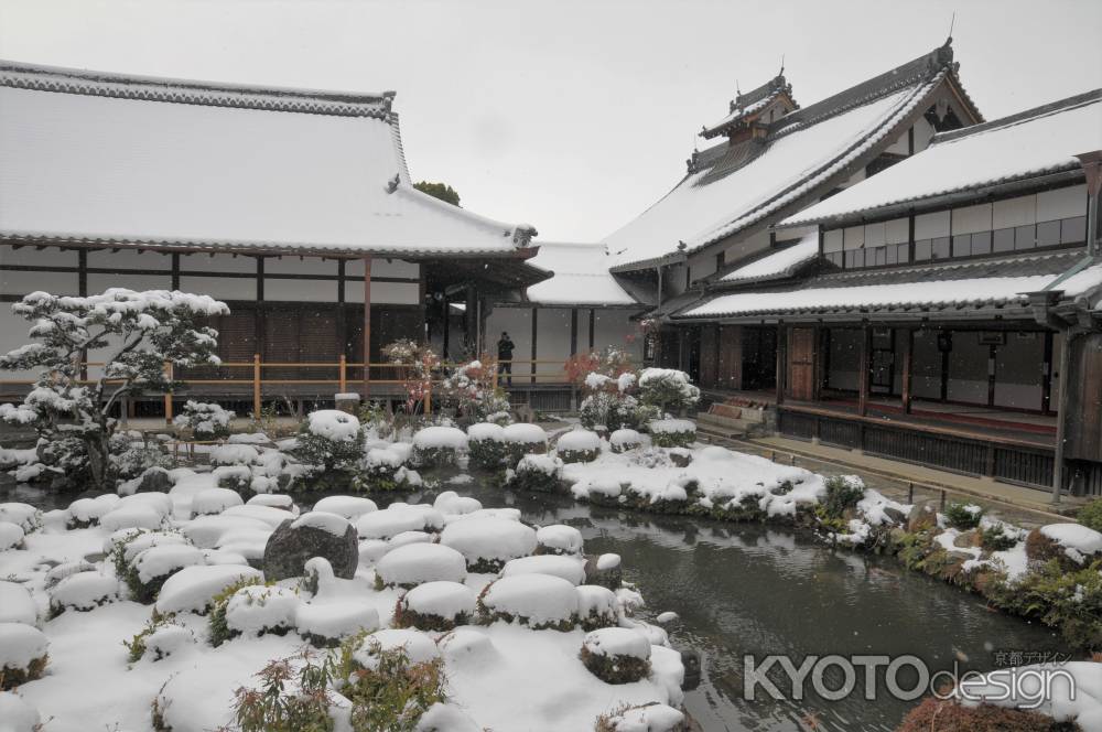 冬の本堂と書院