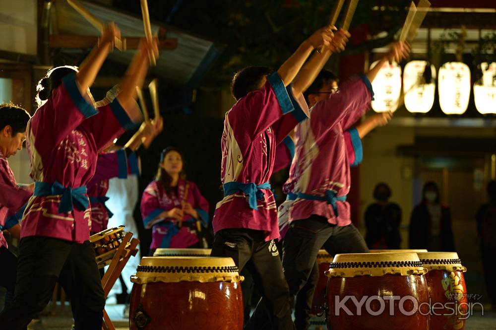 前夜祭　鳴滝子供太鼓さん　逞しく　