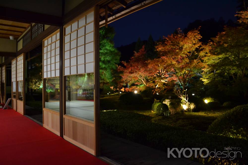 雲龍院　秋の夜　大輪の間にて