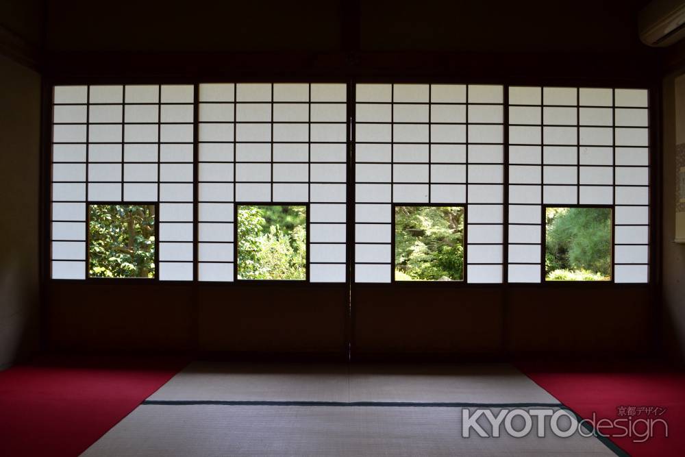 雲龍院　蓮華の間　しきしの景色