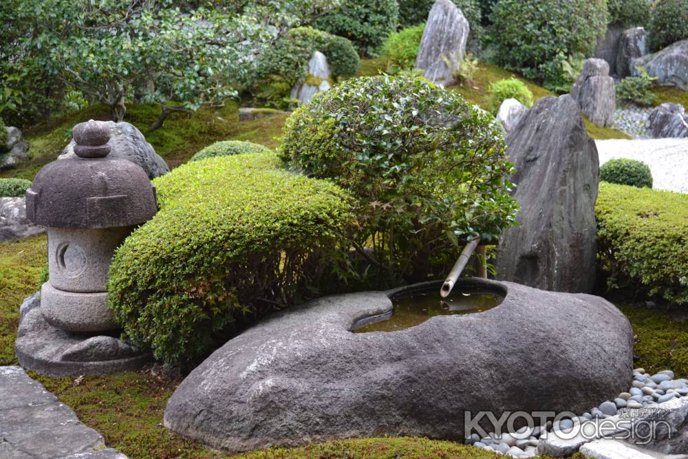 霊雲院　灯篭と手水鉢